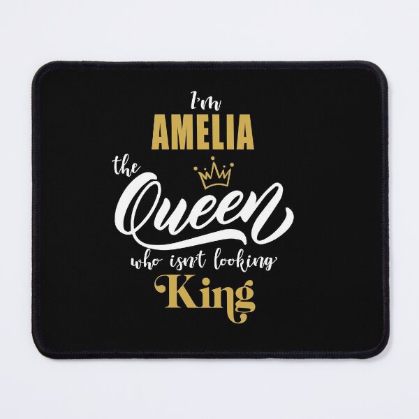 Item preview, name AMELIA "I'm the AMELIA Queen who isn't looking King, Funny Birthday Gift Idea designed and sold by cheslie-style.