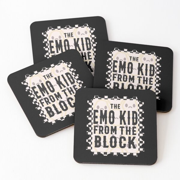 Item preview, The Emo Kid From The Block Sad Face designed and sold by racharanha.
