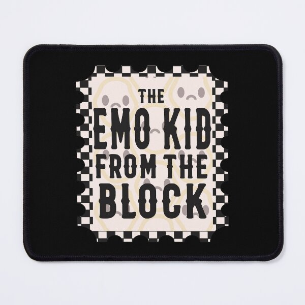 Item preview, The Emo Kid From The Block Sad Face designed and sold by racharanha.