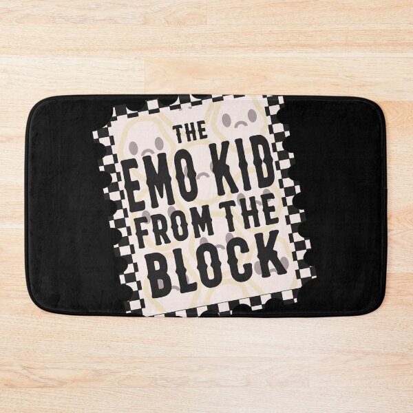 Item preview, The Emo Kid From The Block Sad Face designed and sold by racharanha.