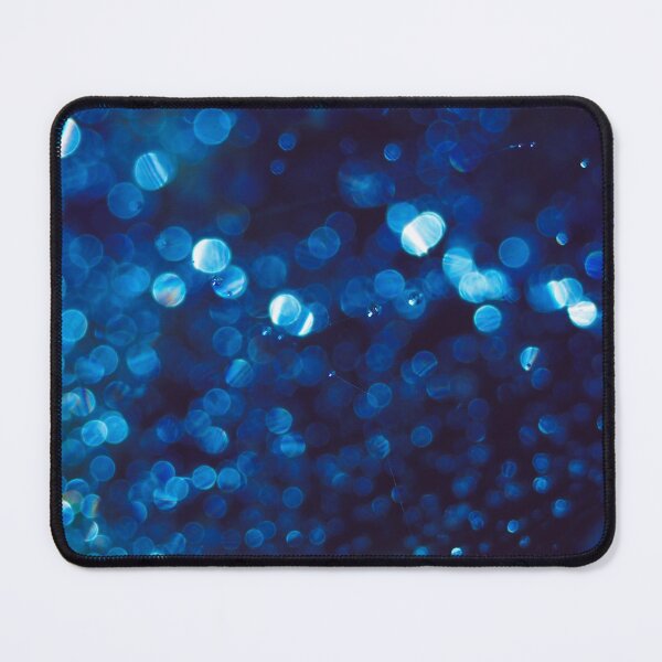 Item preview, Navy Blue Bokeh Lights designed and sold by newburyboutique.
