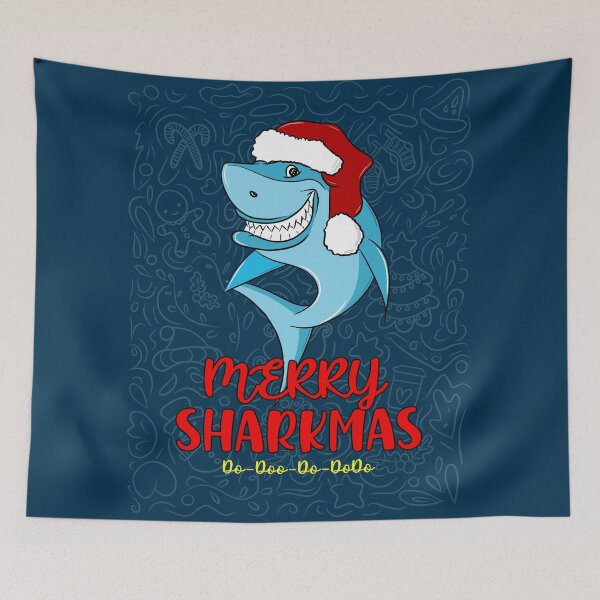 Item preview, Merry Sharkmas Funny Santa Shark Christmas designed and sold by asprse.