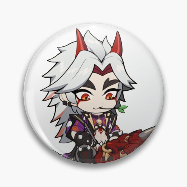 Item preview, Genshin Impact Arataki Itto Chibi Cute pack designed and sold by Omagatoki.