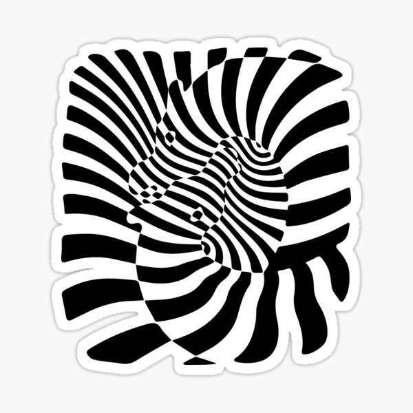 victor vasarely Sticker