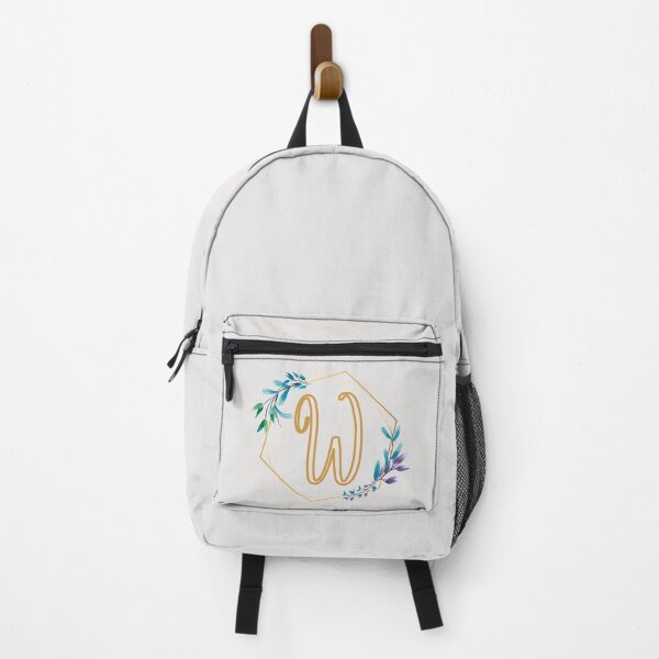 Item preview, Cursive Letter W Floral Frame designed and sold by LetterMom.