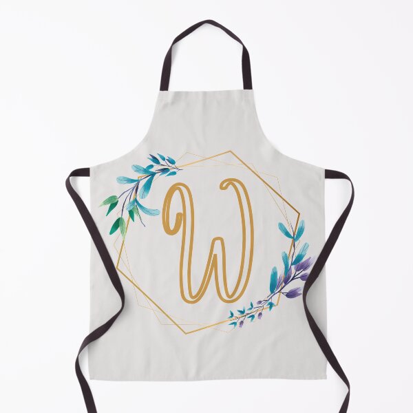 Item preview, Cursive Letter W Floral Frame designed and sold by LetterMom.