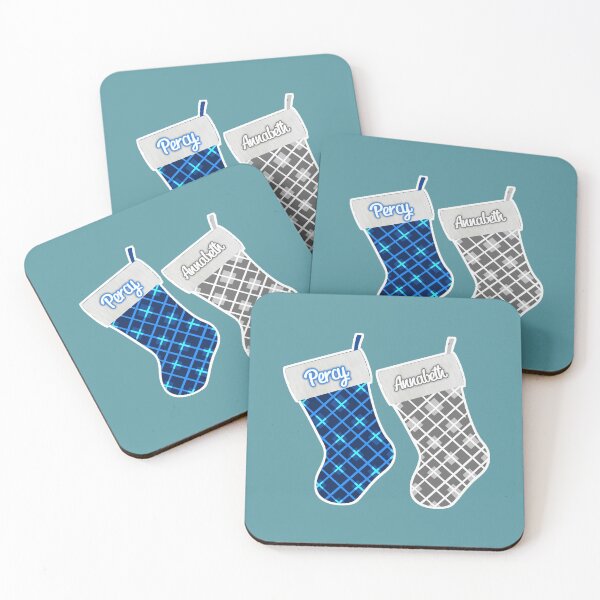 Item preview, Percy Jackson - Percabeth's Christmas Stockings designed and sold by babyimfull.