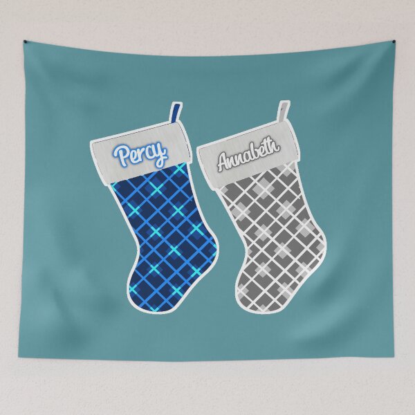 Item preview, Percy Jackson - Percabeth's Christmas Stockings designed and sold by babyimfull.