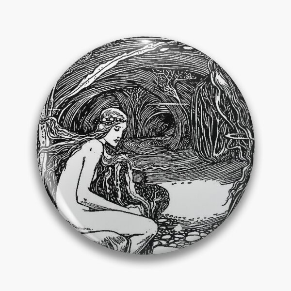 Item preview, Undine by the river  designed and sold by ArtHistoryLover.
