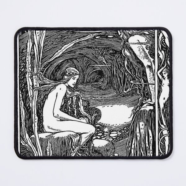 Item preview, Undine by the river  designed and sold by ArtHistoryLover.