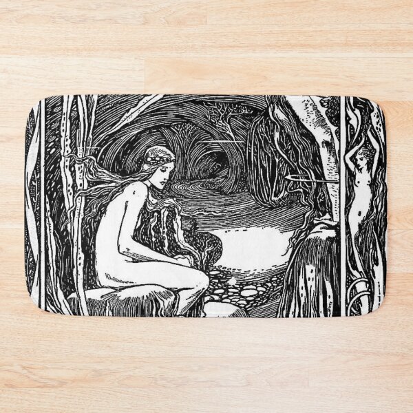 Item preview, Undine by the river  designed and sold by ArtHistoryLover.