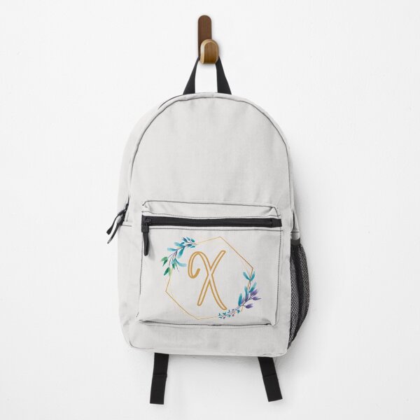 Item preview, Cursive Letter X Floral Frame designed and sold by LetterMom.