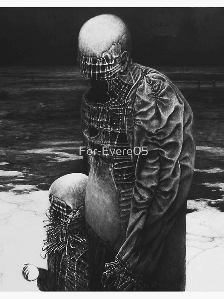 zdzislaw beksinski untitled 1984 | Art Board Print