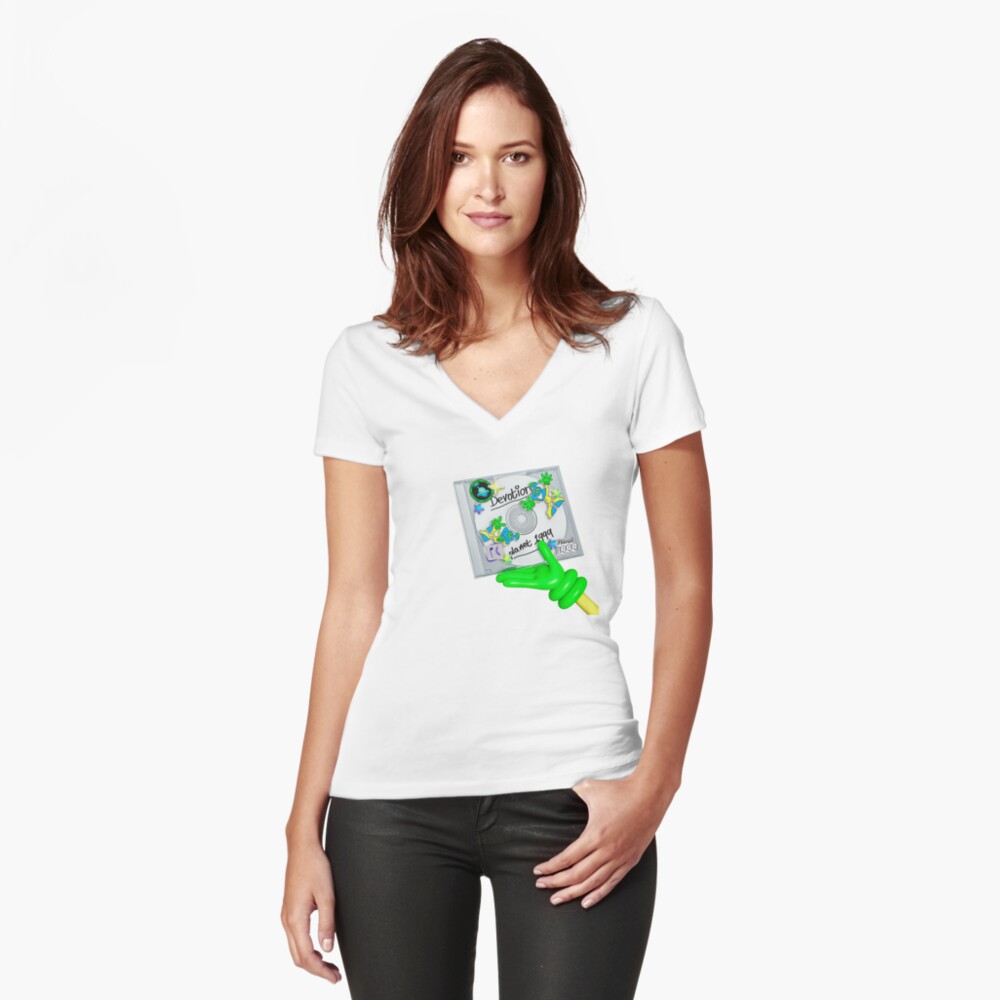 Item preview, Fitted V-Neck T-Shirt designed and sold by SabrinaMiles98.