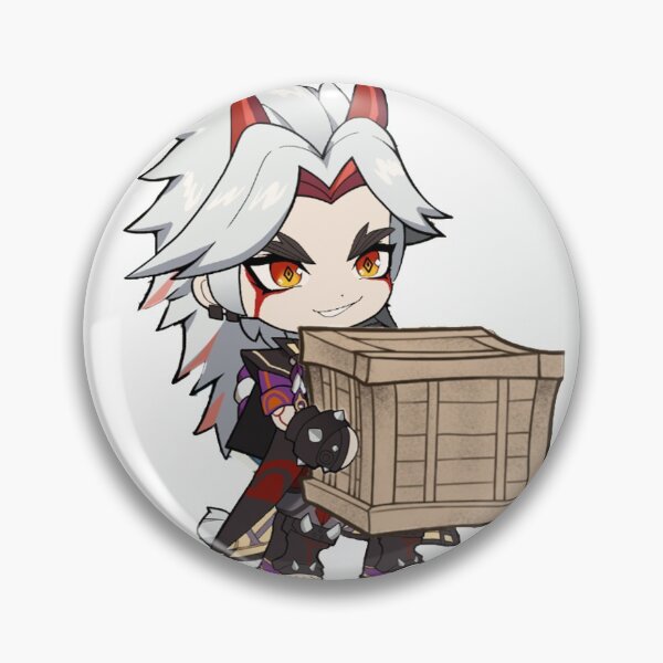 Item preview, Genshin Impact Arataki Itto Chibi Cute  designed and sold by Omagatoki.