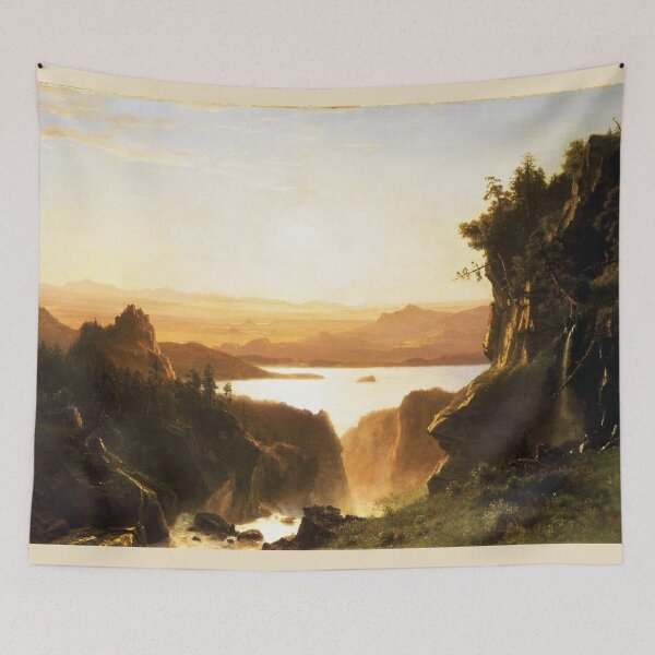 Item preview, Island Lake, Wind River Range, Wyoming by Albert Bierstadt designed and sold by theartsycamper.