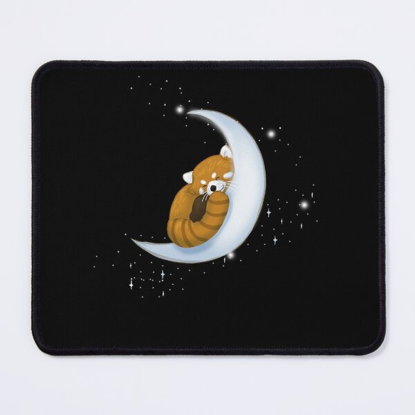 Item preview, Sleeping Red Panda Moon designed and sold by claudiecb.