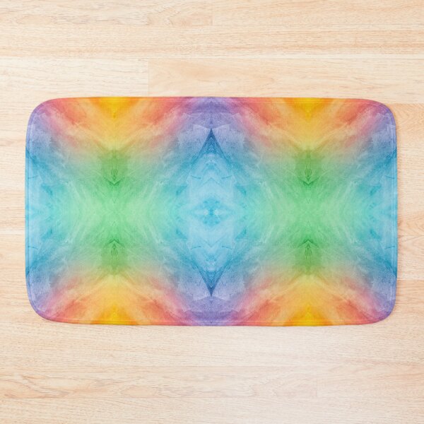 Item preview, Rainbow Watercolor Kaleidoscope Pattern  designed and sold by Designs By YL.