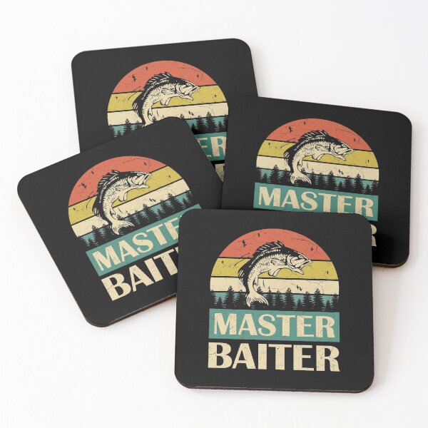 Item preview, Master Baiter Retro Vintage Sunset Funny Fishing Gift designed and sold by EvengoDesign89.
