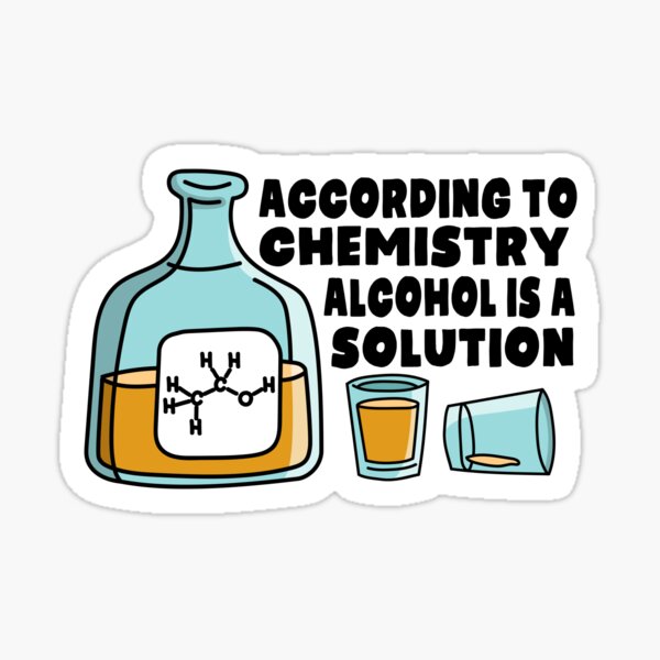 Chemical hydrology Sticker for Sale by always-positive