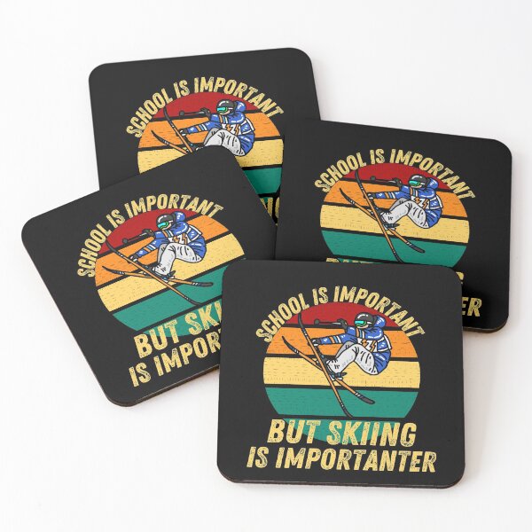 Item preview, School Is Important But Skiing Is Importanter T-Shirts designed and sold by Nicet-shirt1.