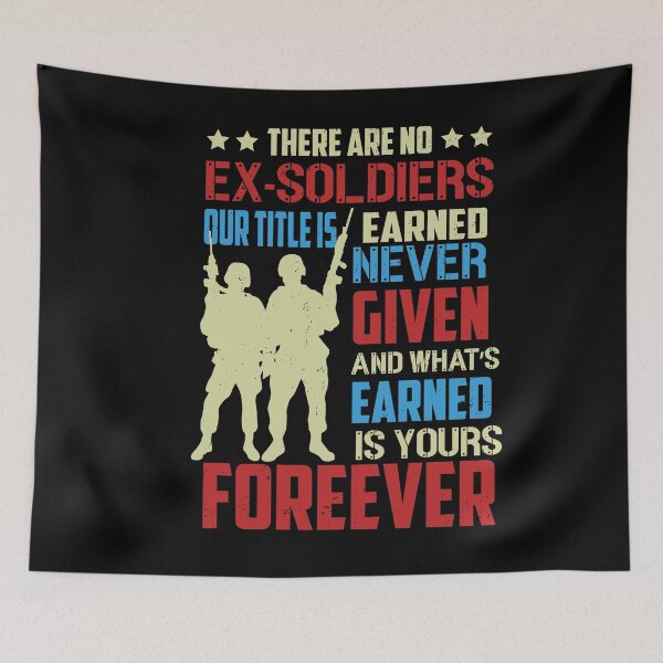 Item preview, Veteran Saying - Army Veteran - Veteran Wife - Veteran Husband - Army Retired designed and sold by Theparticular.