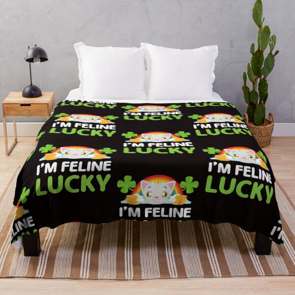 Item preview, Funny St. Paddy Shenanigans I'm Feline Lucky Cat Lover designed and sold by MagicSD Designs.