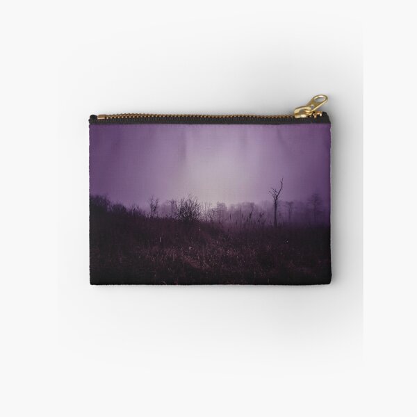 Item preview, The morning's dawn. Purple dark background: forest in the mist designed and sold by aquapixel.