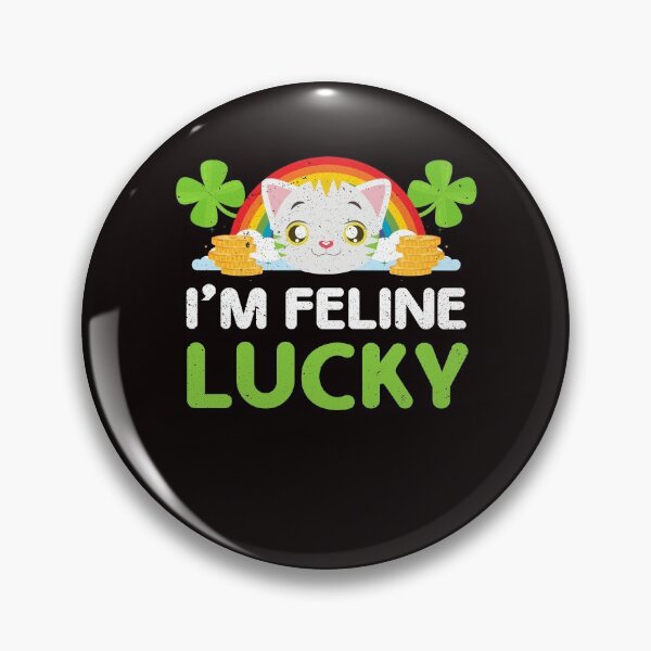 Item preview, Funny St. Paddy Shenanigans I'm Feline Lucky Cat Lover designed and sold by MagicSD Designs.