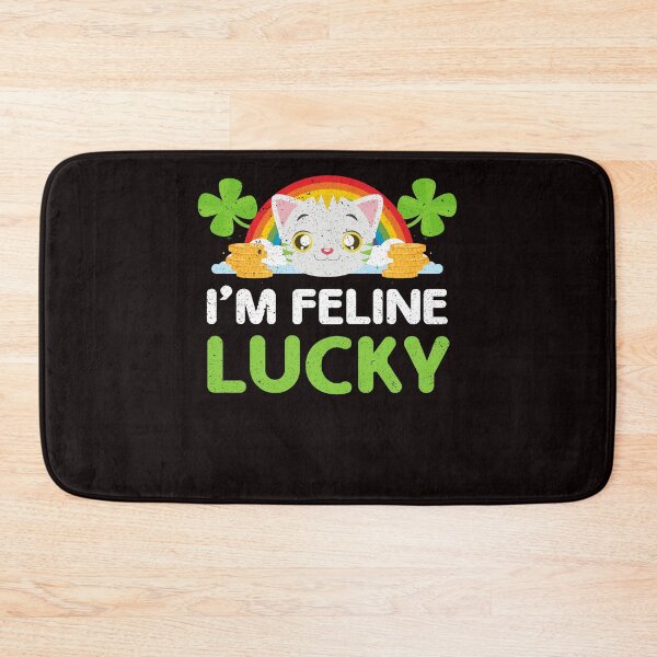 Item preview, Funny St. Paddy Shenanigans I'm Feline Lucky Cat Lover designed and sold by MagicSD Designs.