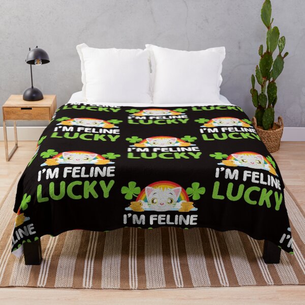 Item preview, Funny St. Paddy Shenanigans I'm Feline Lucky Cat Lover designed and sold by MagicSD Designs.