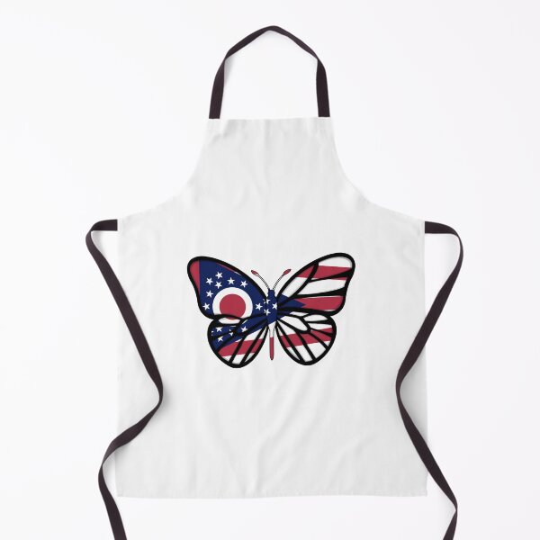 Item preview, State of Ohio Flag Butterfly designed and sold by Gsallicat.