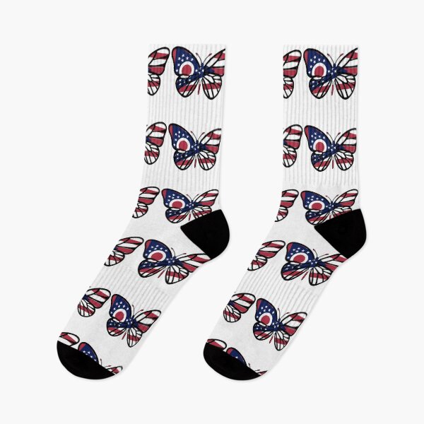 Item preview, State of Ohio Flag Butterfly designed and sold by Gsallicat.