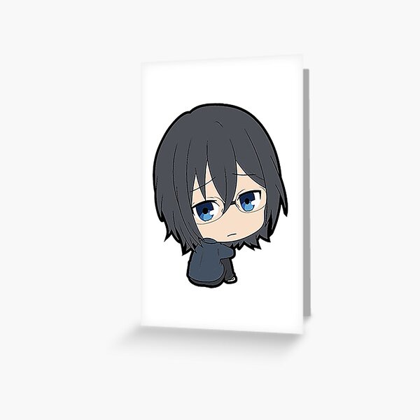 Horimiya Sad Chibi Izumi Miyamura (Short Hair) Greeting Card for Sale by  nicoburritoo