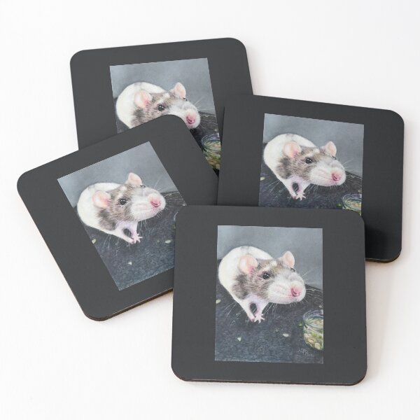 Item preview, Cute little rat eating peas | pet designed and sold by NathBros.