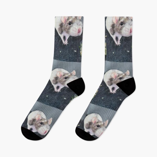 Item preview, Cute little rat eating peas | pet designed and sold by NathBros.