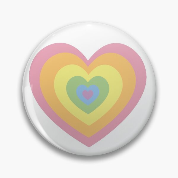Item preview, Pastel Rainbow Heart Sticker designed and sold by ercoco24.