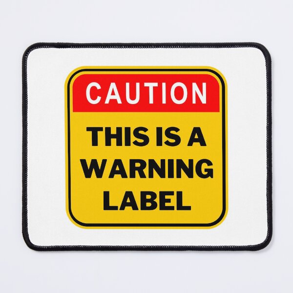 Item preview, Caution This is a warning label Sticker designed and sold by jofredo.