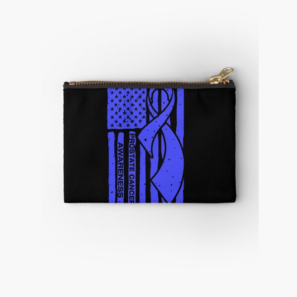 Item preview, Prostate Cancer Awareness Ribbon American Flag designed and sold by Tadmab.