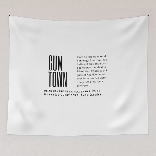 Item preview, cumtown style text   designed and sold by KaiChadwick.