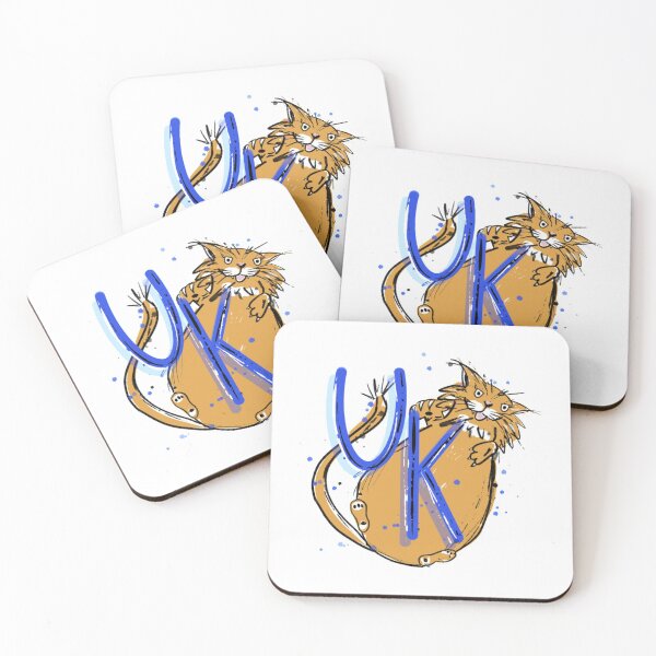 Item preview, Chonky UK Wildcat Sketch Doodle  designed and sold by Julie Woolfolk.