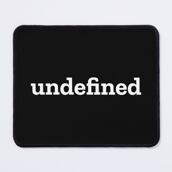 Item preview, Undefined Javascript error message designed and sold by JesusStone.