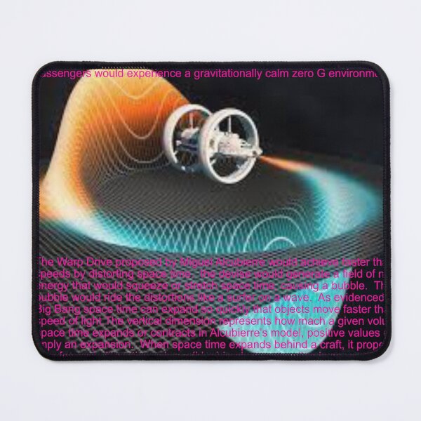 Item preview, Alcubierre Warp Drive Art designed and sold by Alicefish.