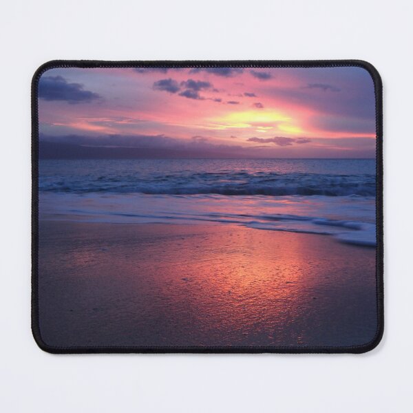 Item preview, Pink Sunset Beach, Ocean Waves designed and sold by newburyboutique.