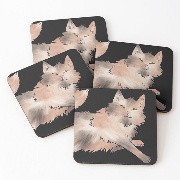 Item preview, Playful dilute calico cat designed and sold by Danielle Lucas.