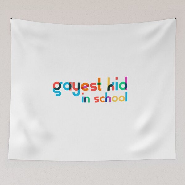 Item preview, gayest kid in school   designed and sold by KaiChadwick.