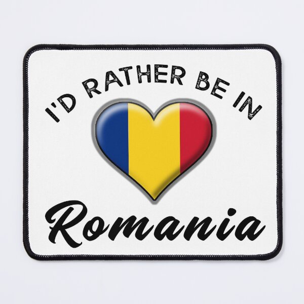 Item preview, I'd rather be in Romania. With the Flag of Romania. designed and sold by obedtheartist.