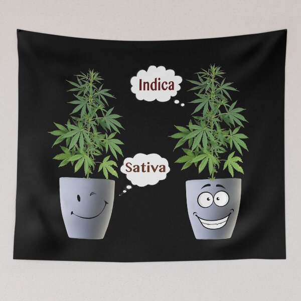 Item preview, Sativa vs Indica  designed and sold by  CannaGranny™ .