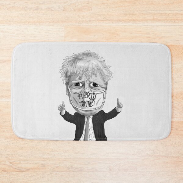 Item preview, Boris Johnson Party Time Black and White Art designed and sold by Core Toggery.