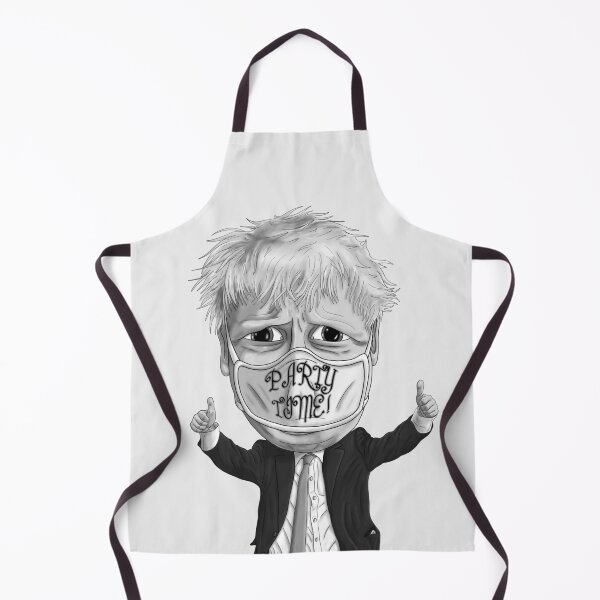 Item preview, Boris Johnson Party Time Black and White Art designed and sold by Core Toggery.